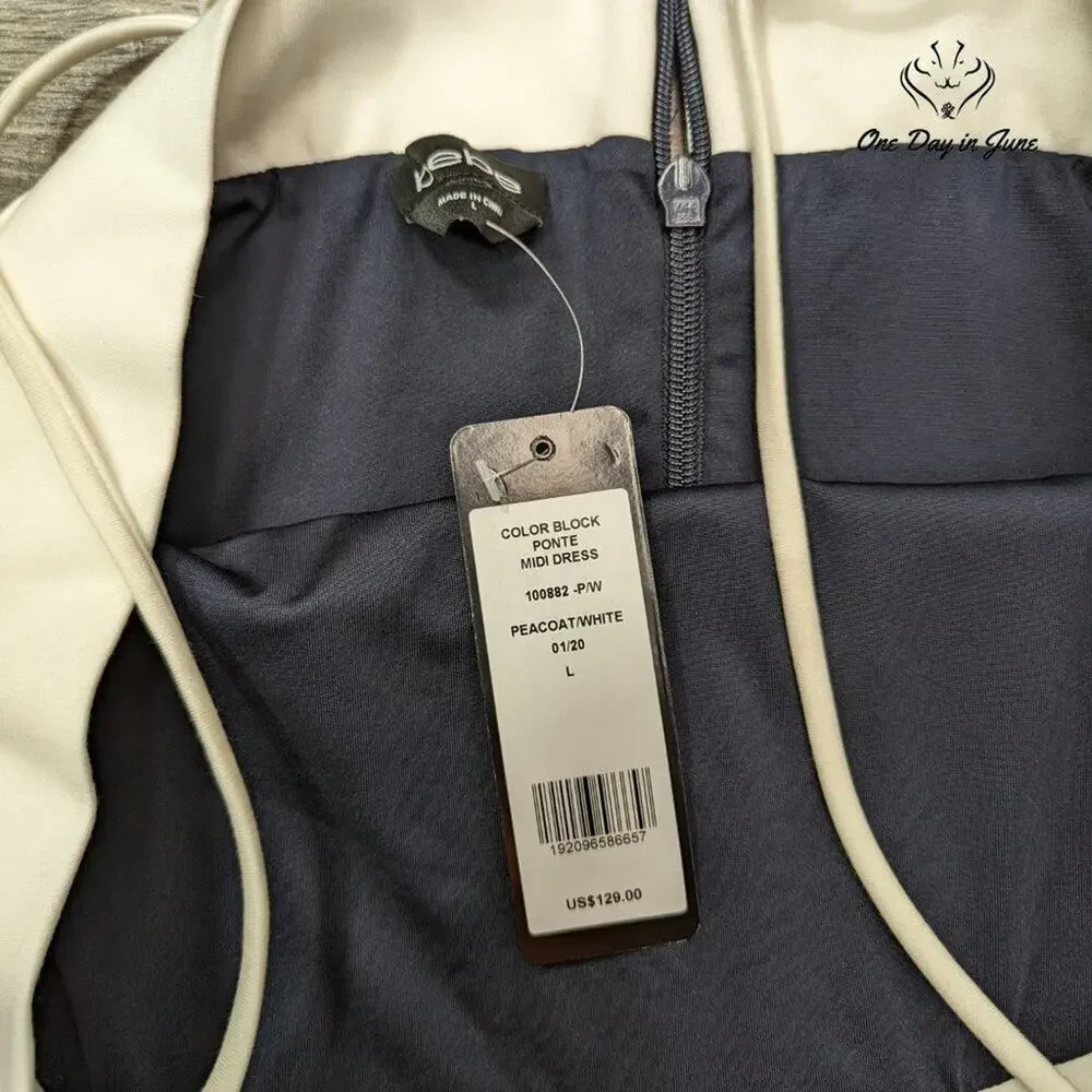 bebe Adjustable Spaghetti Strap Mini Dress Size L - Picture 4 of 7